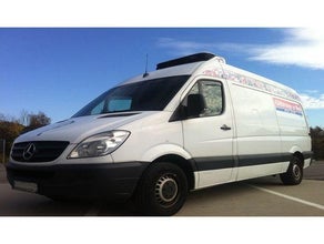 Transporter, Mercedes Benz Sprinter 313 CDI, Hochdach, Langzeitmiete, Kühlfahrzeug, Frischdienst, Tiefkühlfahrzeug,  Kastenwagen lang, 3,5 t,