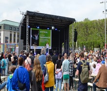 10m x 6m Trailer-Bühne, Stage,  Stagemobil XXL, auf Wunsch mit Technik und LED-Wand