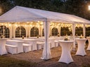 Partyzelt 4 x 8 mtr., Festzelt, Zelt, Pavillon, mit Platz für bis zu 64 Personen - Galerie - Bild 1