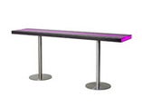 Stehtisch RGB-LED lang