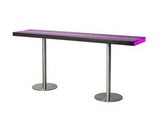 Stehtisch RGB-LED lang