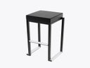 Barhocker KUBO SMART, schwarz