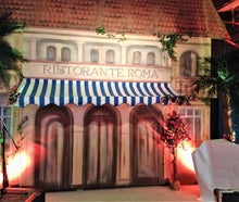 Restaurant - Kulisse, Italien, Hausfront, Hausfassade, 2D