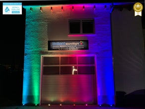 Akku-LED-Scheinwerfer Set (8×) · bis 20 h Laufzeit · IP65