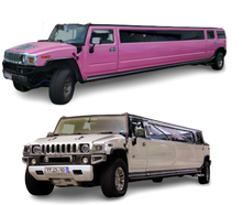 Stretchlimousine VIP Hummer H2 XXL in PINK / WEIß