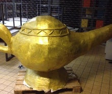Aladin, Wunderlampe, Orient, 1001 Nacht, Geist aus der Lampe