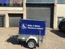 Anhänger  500 kg  für Rollstuhl