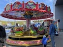 Kinderkarussell, Kinder Karussell "Kindertraum" mit 22 Sitzplätzen, Nostalgie Märchenkarussell
