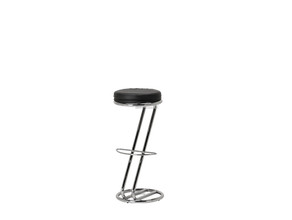 Barhocker Z-Fuss schwarz Stehtisch Hocker