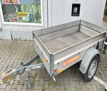 Anhänger, Ladefläche 2 x 1,08 m, Nutzlast max. 590 kg, ohne Plane