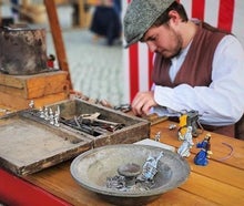 Handwerksvorführung - Zinngießen - Zinn - Zinnerey