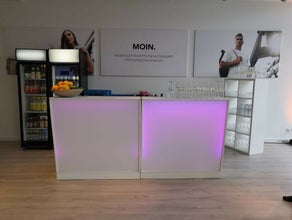 Barmodul, Theke, Bar, Thekensystem weiß , mobile Bar