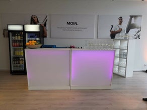 Barmodul, Theke, Bar, Thekensystem weiß , mobile Bar