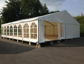 Partyzelt (profi Ausführung) 10m x 12m