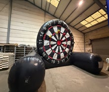 XXL Fußball Dartscheibe mit Bällen