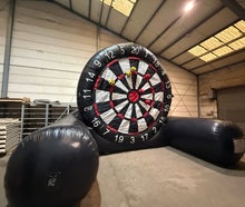 XXL Fußball Dartscheibe mit Bällen