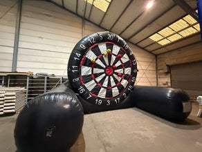 XXL Fußball Dartscheibe mit Bällen