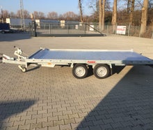 PKW Trailer PKW Transporter Nutzlast 2180 KG durchgehende Platte Neu Bj 2017
