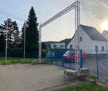 Kabelbrücke unterfahrbar, Straßenquerrung, Schlauchbrücke Breite 4-20m Durchfahrthöhe 4,5m
