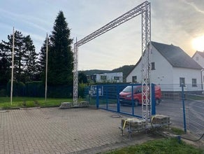 Kabelbrücke unterfahrbar, Straßenquerrung, Schlauchbrücke Breite 4-20m Durchfahrthöhe 4,5m