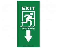 Fahne - Exit Notausgang