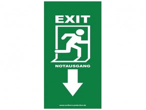Fahne - Exit Notausgang