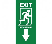 Fahne - Exit Notausgang