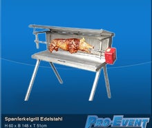 Spanferkelgrill Edelstahl