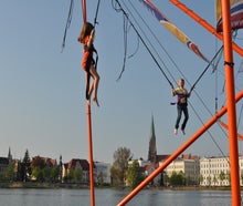 4in1 Bungee Trampolin - Quadrojumper - High Jumper - Bungee Trampolin mieten