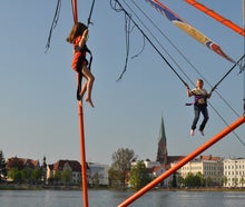 4in1 Bungee Trampolin - Quadrojumper - High Jumper - Bungee Trampolin mieten