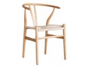 Wish Bone Style Stuhl Holz, Rattan, natur Holzstühle mieten - Galerie - Bild 1