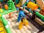 XXL Hüpfburg Jungle World mieten Wilde Tiere Rutsche Kletterberg - Galerie - Bild 4
