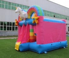 EINHORN HÜPFBURG MIETEN I 24/7 SUPPORT / UNICORN BOUNCY CASTLE