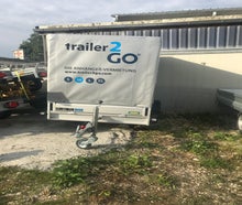 M mit Plane,   Anhänger mit Plane 160 cm, 750 kg Zul. Ges. Gewicht