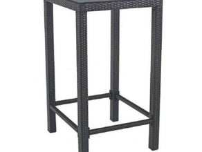 Stehtisch Rattan "Ibiza"