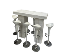 Woodlounge Space Hightable Set 8P. mieten
