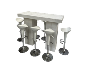 Woodlounge Space Hightable Set 8P. mieten