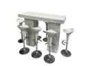 Woodlounge Space Hightable Set 8P. mieten