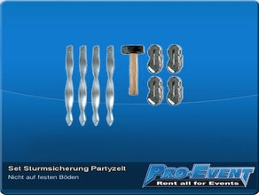 Set Sturmsicherung Partyzelt
