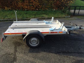 Motorradanhänger für bis zu 2 Motorräder - Auch für den Quad Transport geeignet 1000kg Gesamtgewicht