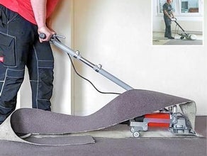 Teppichstripper mit Fahrgestell