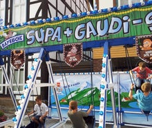 Kinder Schiffschaukel, Nostalgie Kinderkarussell SUPA GAUDI SCHAUKEL