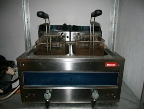 mobile Doppelte Friteuse proffessionell von Beck