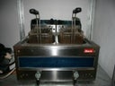 mobile Doppelte Friteuse proffessionell von Beck