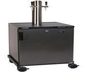 Mobile Zapfanlage für Prosecco / Bier mit Kühlschrank und Rollen Fontana di Secco