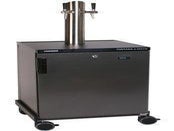 Mobile Zapfanlage für Prosecco / Bier mit Kühlschrank und Rollen Fontana di Secco