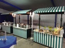 Marktstand, Verkaufsstand, Verkaufshütte, Cateringstand, Flammkuchenstand