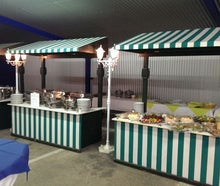 Marktstand, Verkaufsstand, Verkaufshütte, Cateringstand, Flammkuchenstand