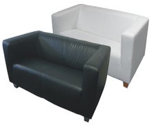 Loungesofa / Lounge Garnitur 2er / Event / schwarz