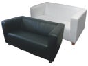 Loungesofa / Lounge Garnitur 2er / Event / schwarz